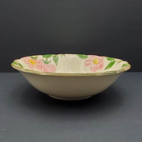 Franciscan Desert Rose Serving Bowl Pink Flowers 9" Vegetable Serving Bowl - Picture 1 of 7